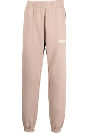 Represent Logo-print cotton track pants