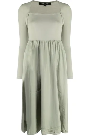 tout a coup Panelled A-line midi dress