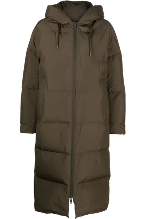 YVES SALOMON Hooded feather-padded coat