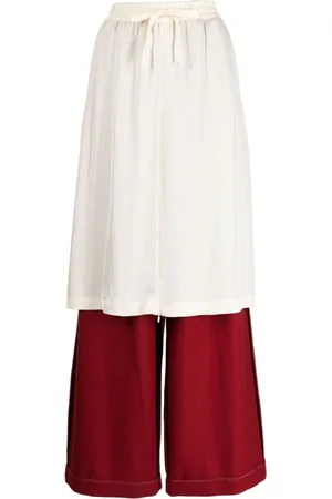 UNDERCOVER Layered wide-leg trousers