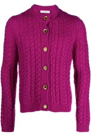 WALES BONNER Liberty cable-knit cardigan