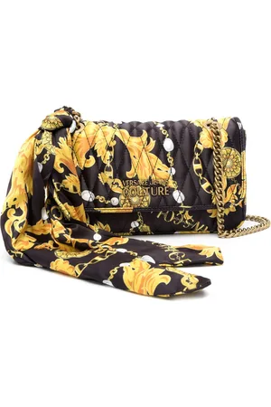 VERSACE Thelma Chain Couture-print shoulder bag