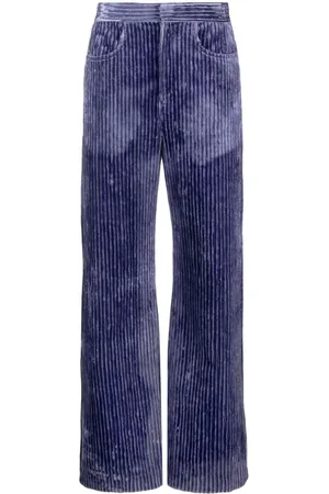 Isabel Marant Rwan cordoroy-finish trousers