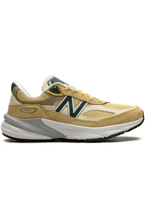 New Balance 990 "Pale /Forest Green" sneakers