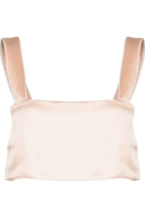 Kiki de Montparnasse Kiki silk lounge bandeau top
