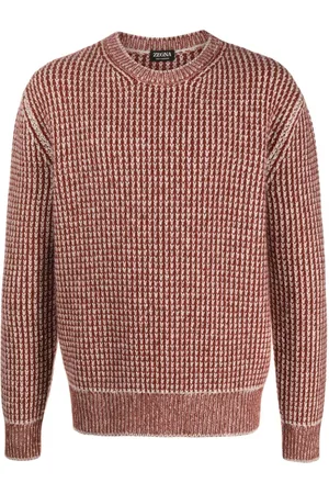 Ermenegildo Zegna Jacquard-knit cashmere jumper