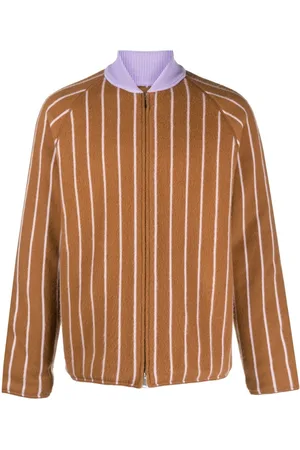 Ermenegildo Zegna Stripe-pattern cashmere jacket