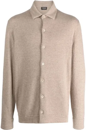 Ermenegildo Zegna Classic-collar cashmere cardigan