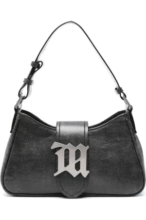 MISBHV Logo-plaque leather shoulder bag