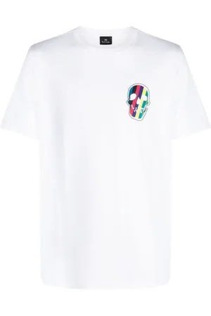 Paul Smith Skull-patch organic cotton T-shirt