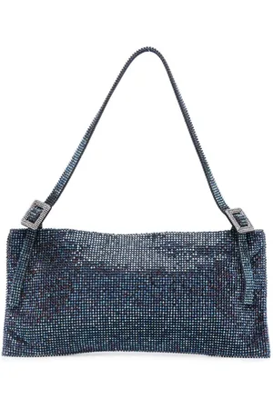 Your Best Friend mini crystal-embellished chainmail shoulder bag