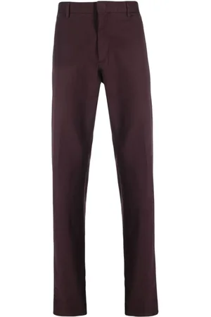 Ermenegildo Zegna Mid-rise straight-leg chinos