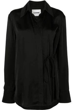 Jil Sander Tie-fastening wrap shirt