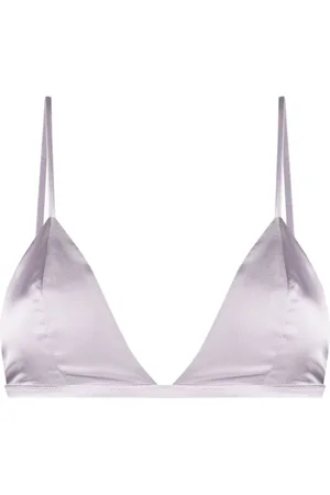 Kiki de Montparnasse Triangle-cup silk bra