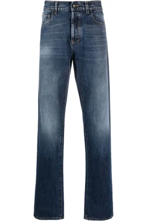 A-cold-wall* Vintage-wash straight-leg jeans