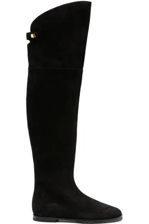 Maison Skorpios Stefania knee-high suede boots