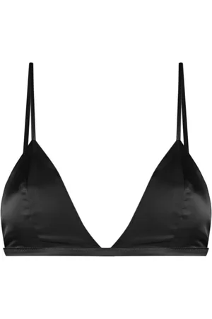 Kiki de Montparnasse Triangle-cup silk bra