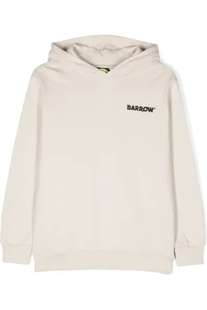 BARROW Logo-print cotton hoodie
