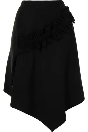OFF-WHITE Gathered detail asymmetric skirt