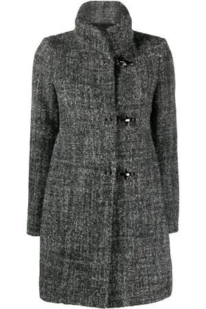 FAY High-neck single-breasted coat