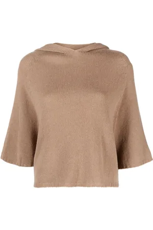 Fabiana Filippi Three-quarter sleeved hooded jumper