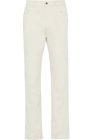 Prada Pinwale-corduroy straight-leg trousers