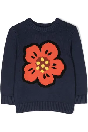 Kenzo Boke Flower intarsia-knit jumper