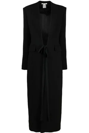 Nensi Dojaka Single-breasted virgin-wool coat