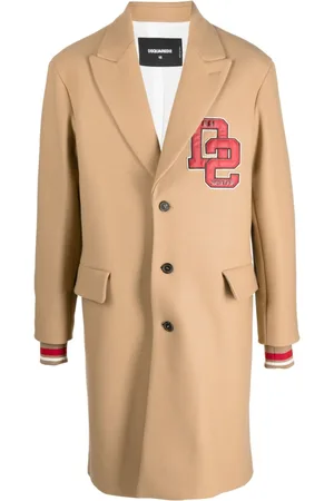 Dsquared2 Number patch-detail coat