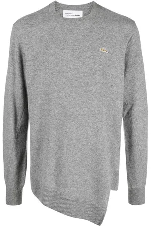 Comme des Garçons X Lacoste asymmetric wool sweater
