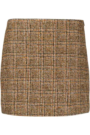 Rodebjer Seine checkered miniskirt