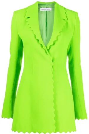 Mach & Mach Scallop-edge wool blazer