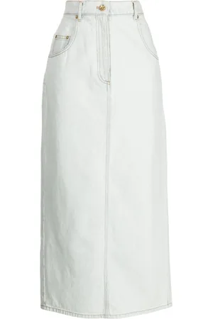 Nina Ricci Denim midi skirt