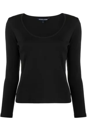 VERONICA BEARD Calabra fine-ribbed T-shirt