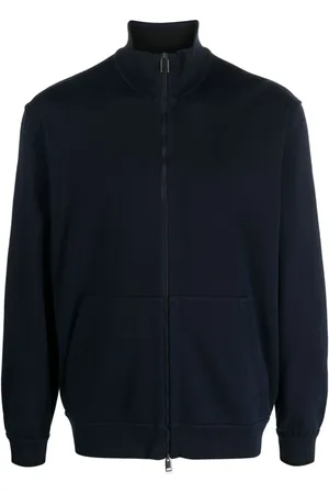 BRIONI Zip-up high-neck sweatshirt