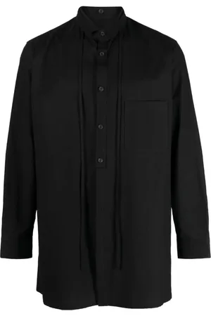 YOHJI YAMAMOTO Spread-collar cotton shirt