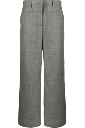 Msgm Wide-leg wool trousers