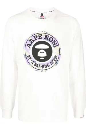Buy AAPE BY A BATHING APE Long Sleeved T-shirts for Men Online