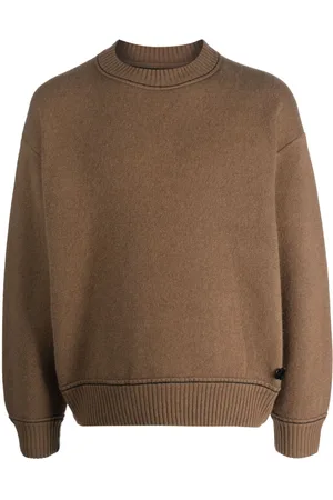SACAI Crew-neck pullover jumper