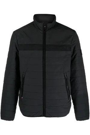 Tommy Hilfiger Logo-embroidered padded jacket