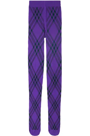 Burberry Check-print wool-blend socks