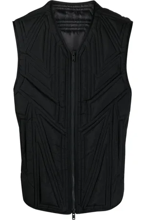 Y-3 X Adidas quilted zip-up vest