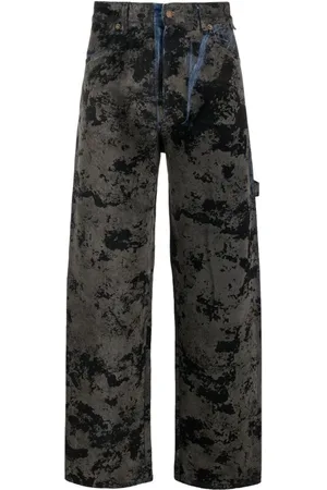DARKPARK John camouflage-pattern straight-leg jeans