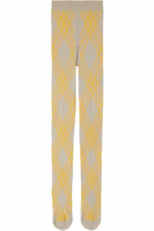 Burberry Check-pattern wool-blend socks