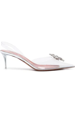 Amina Muaddi Rosie 70mm crystal-embellished pumps