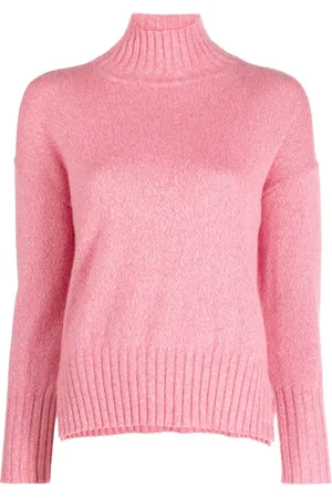 PESERICO SIGN High-neck side-slits jumper