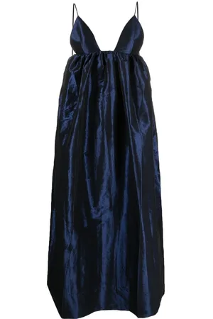 Ganni Taffeta midi dress