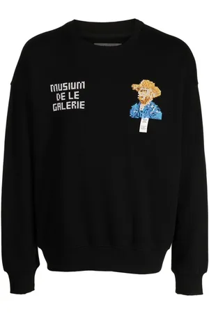 Musium Div. Logo-embroidered cotton sweatshirt