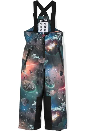 Molo Space-print straight-leg dungarees