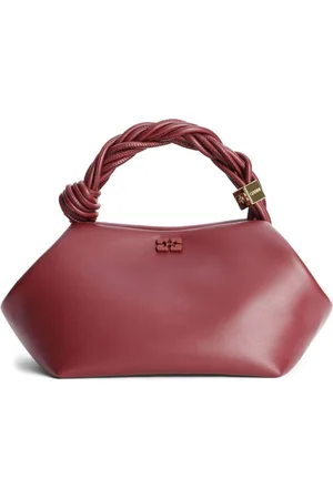 Ganni Bou braided-handle bag